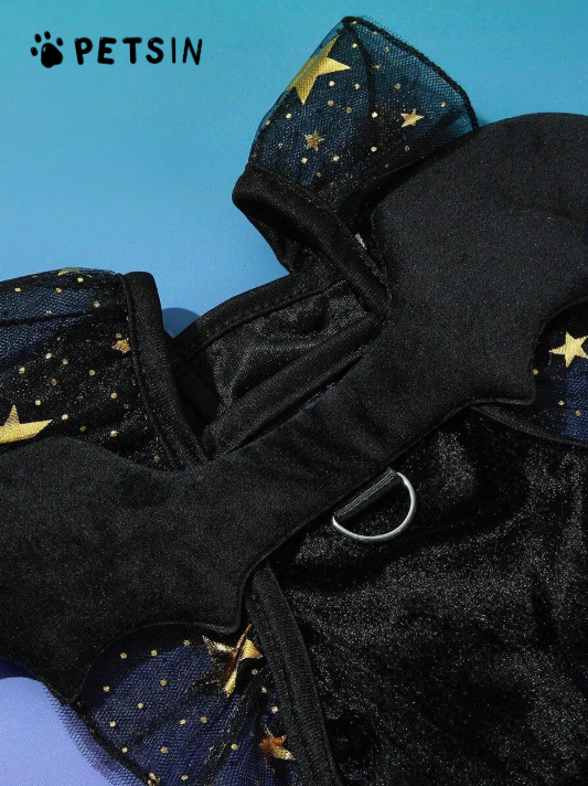 1pc Pet Cat Dog Universal Halloween Bat Cosplay Cute Cartoon Wings Decoration Dog Hooded Sweatshirt